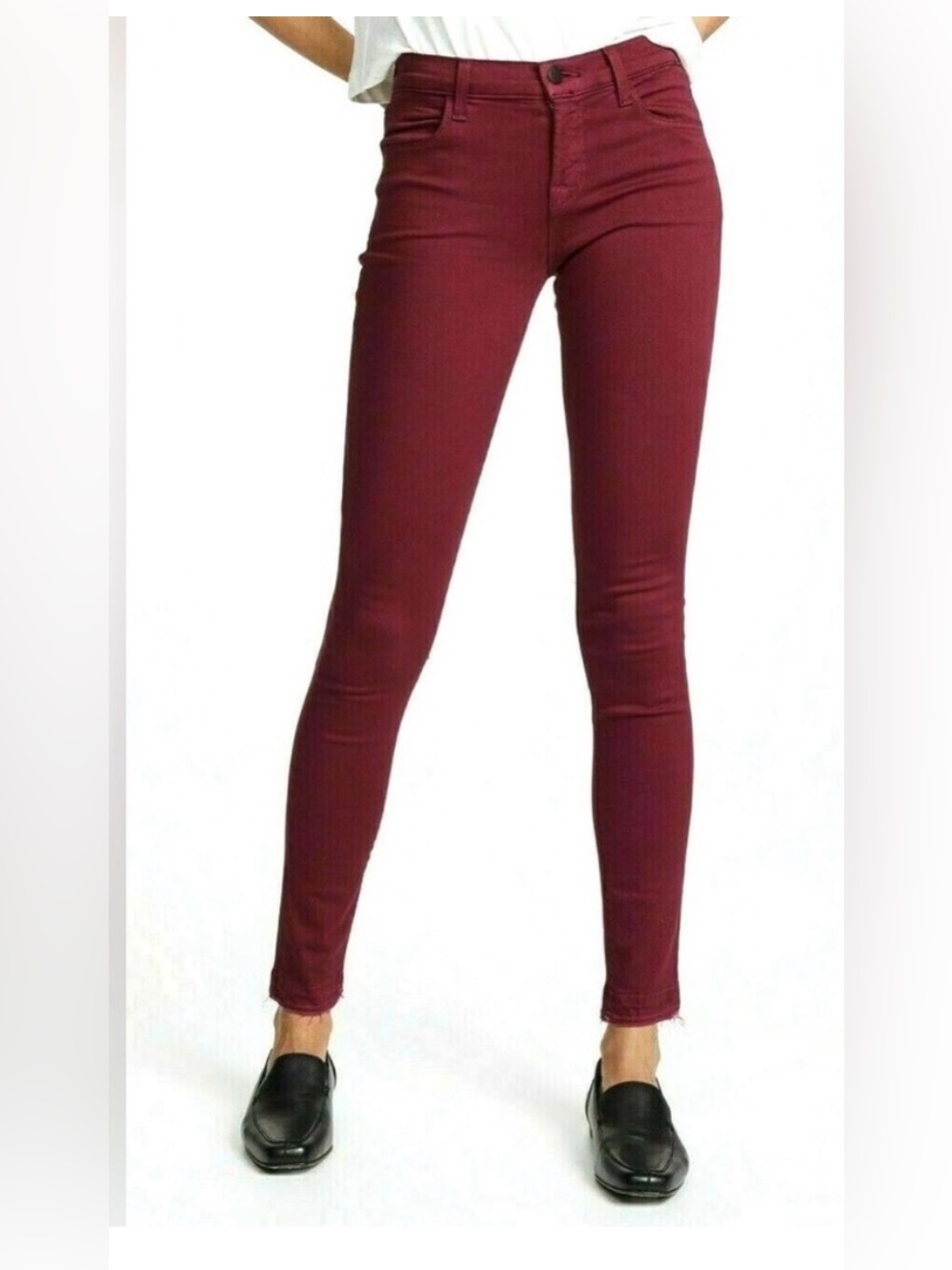 J Brand Women's Deep Plum Skinny Jeans - J Brand size 28